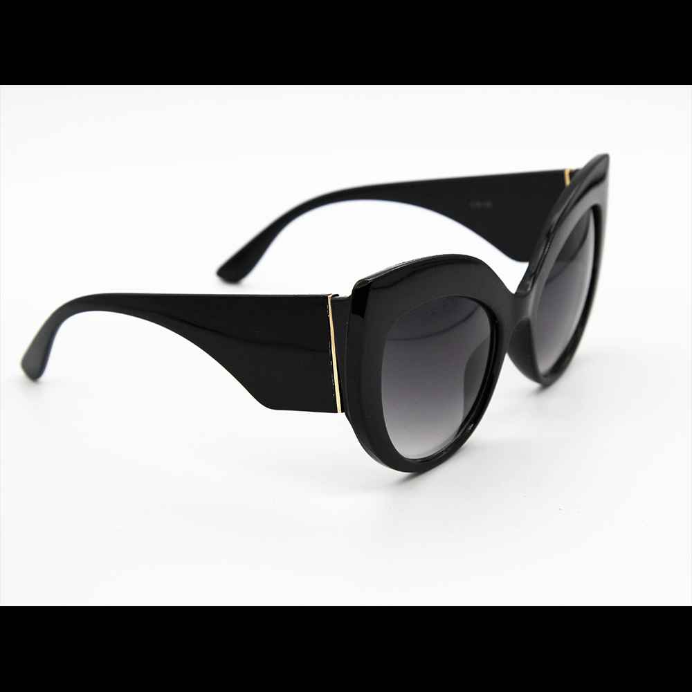 Black Cat Eye Sunglasses - Image 3